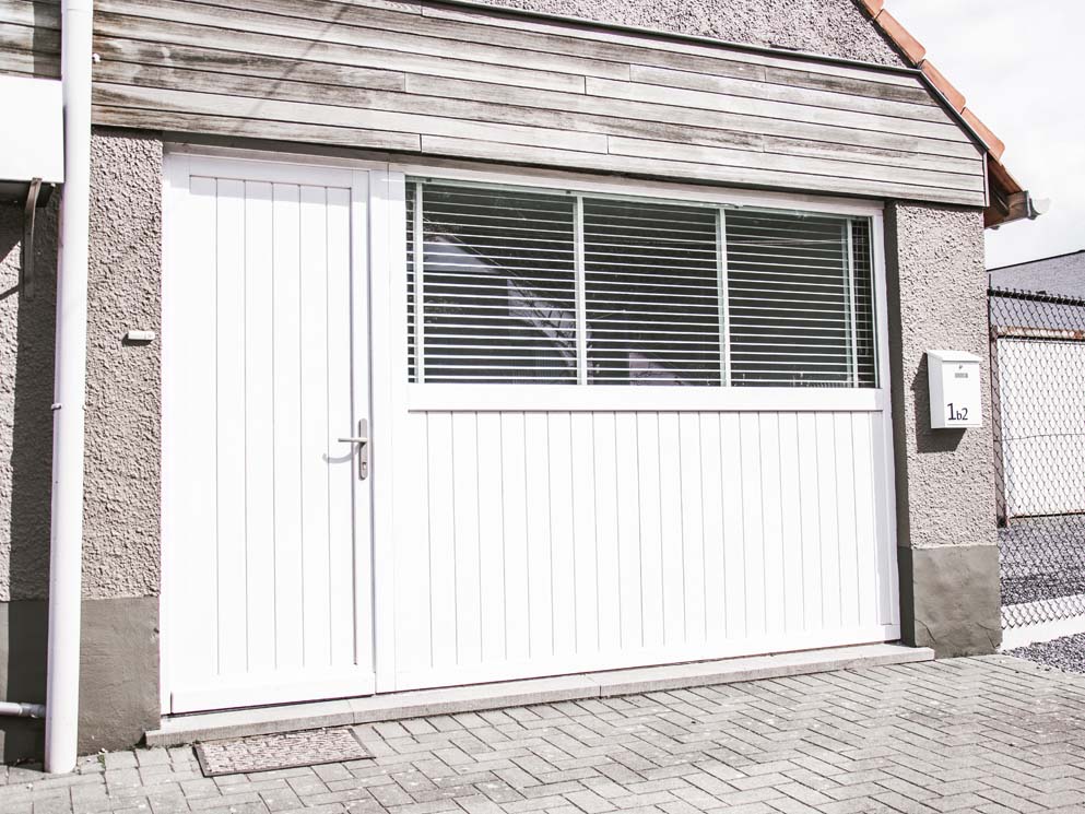 Houten garagepoort